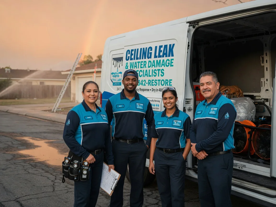 Ceiling Leak Cleanup company in Deport, TX