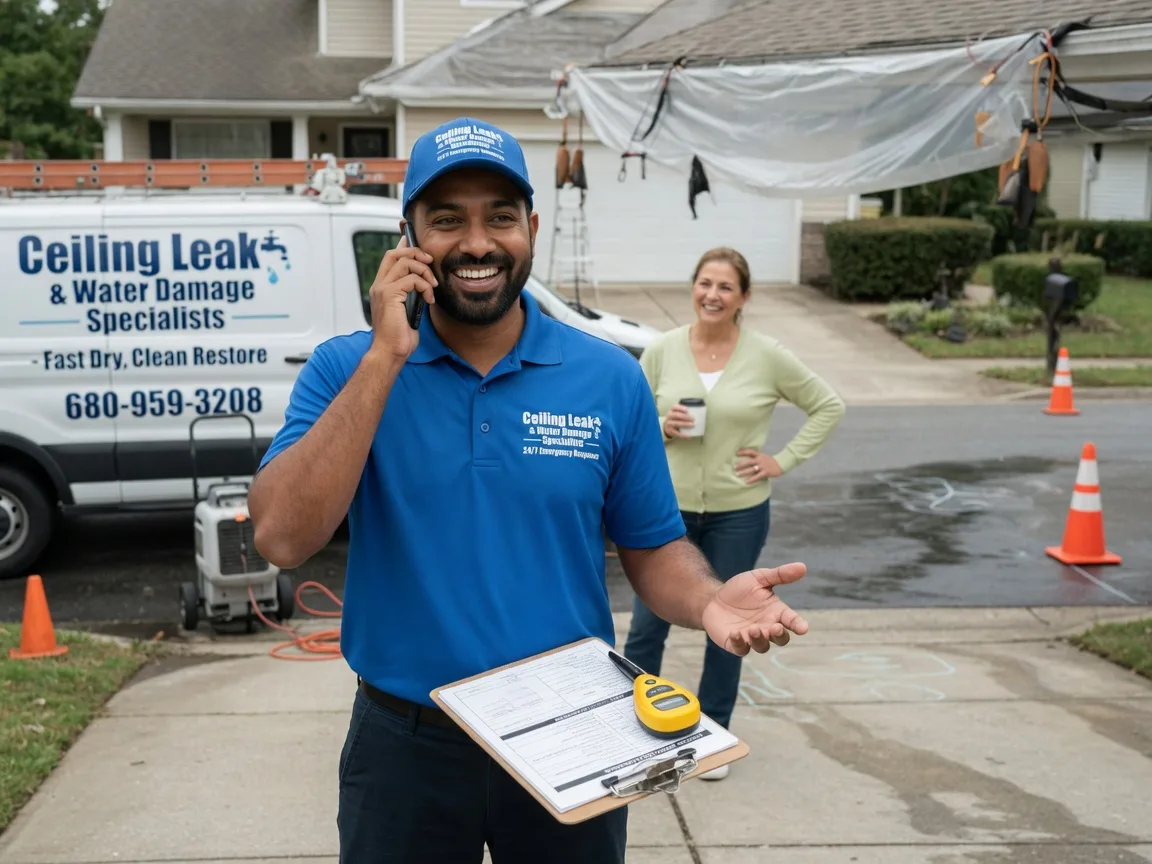 Ceiling Leak Cleanup Deport, TX FAQs